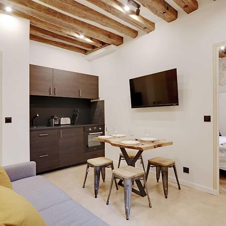 Authentic Apartment - 1Br-4P - Le Marais Paris Exterior foto