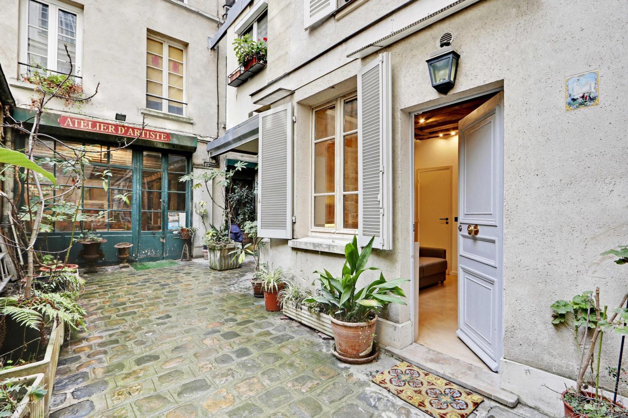 Authentic Apartment - 1Br-4P - Le Marais Paris Exterior foto